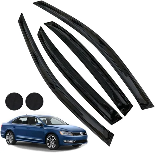 Vista 52 de Protección contra la lluvia para 4Runner 2010-2022, deflectores de ventana lateral con cinta adhesiva para 4Runner, viseras de ventana para autos