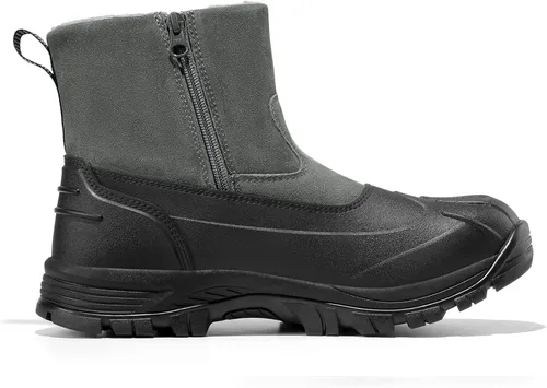 Vista 6 de NORTIV 8 Botas de nieve de invierno para hombre, impermeables, aisladas, sin cordones