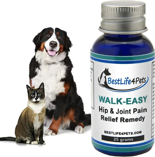 Walk-Easy - Alivio del dolor y ayuda para la movilidad de gatos y perros, soporte natural de cadera y articulaciones para mascotas lesionadas o