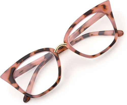 Vista 10 de FEISEDY Gafas de lectura de ojo de gato de gran tamaño para mujer, marco de moda, lectores B4072