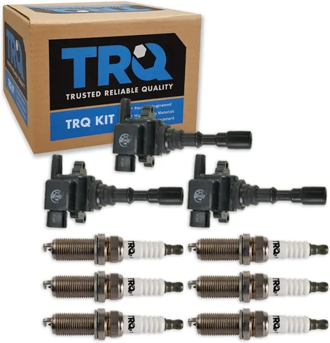 Vista 31 de TRQ Kit de bobina de encendido y bujía Iridium 12 piezas compatible con Ford Explorer 2020-2021 Police Interceptor Utility Lincoln Aviator con V6