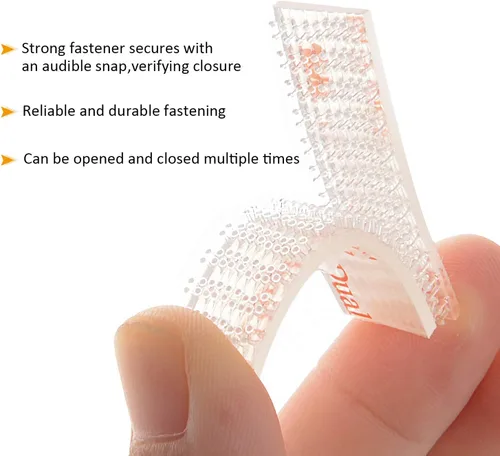 Vista 3 de POTOLON EZ Pass Kit de montaje – Cinta de bloqueo doble – 2 juegos de tiras de despegar y pegar con almohadilla de preparación de alcohol