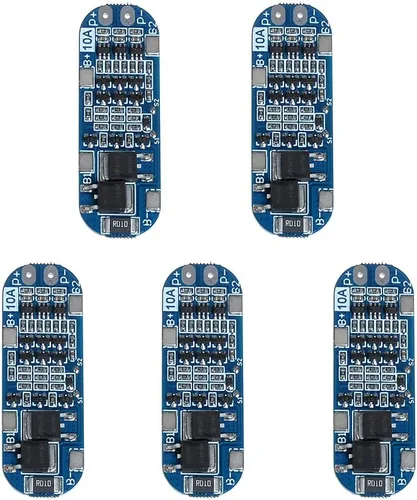 Vista 7 de 5 unids 1S 3.7 V 4A 18650 cargador PCB BMS placa de protección para celda de batería de litio de iones de litio