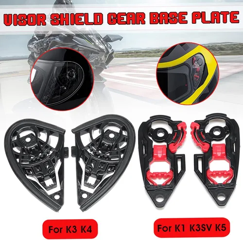 Vista 5 de Shkalacar Lente de casco de motocicleta, visera de casco de repuesto completo para casco de moto K1 K3SV K5