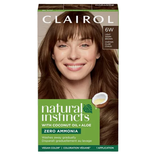 Vista 44 de Clairol Natural Instincts - Tinte semipermanente para el cabello, color castaño oscuro, paquete de 1 unidad