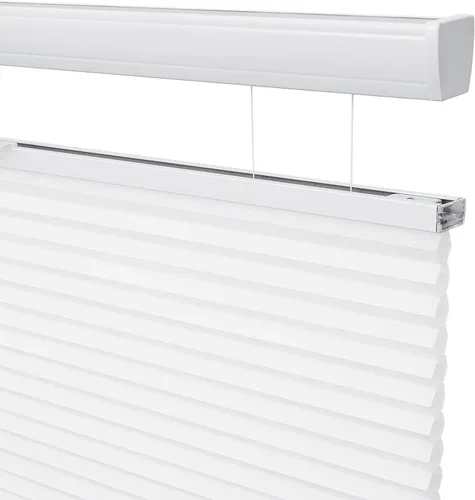 Vista 8 de Persianas celulares opacas con diseño de panal de abeja, persianas inalámbricas para ventanas de oscurecimiento de habitación, fácil de instalar