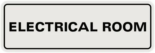 Vista 8 de All Quality Letrero eléctrico estándar para habitación, negro, pequeño (paquete de 5)