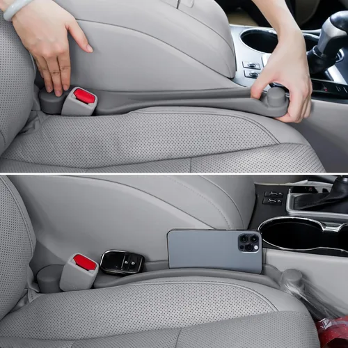 Vista 16 de Givifive Juego de 2 Rellenos de Espacios para Asientos de Automóvil, Espuma Suave Multifuncional Relleno de Espacios Laterales del Asiento