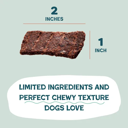 Vista 6 de Shameless Pets Golosinas para perros de cecina, paquete variado de 4 – Masticables saludables con salmón y pato – Golosinas naturales para perros