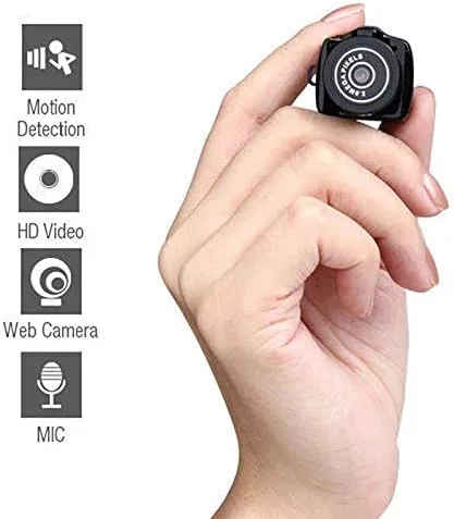 Vista 2 de Y2000 Mini DV DVR Cámara Videocámara Cámara de Video Cam para Webcam Casco Bicicleta Moto Senderismo Deportes