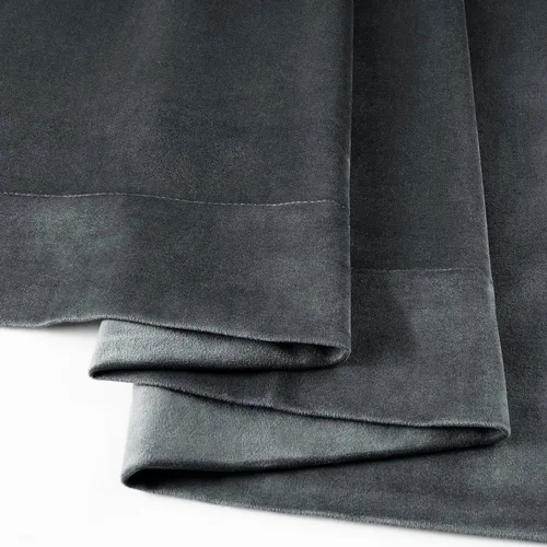 Vista 10 de HPD Half Price Drapes Cortinas opacas de terciopelo de 108 pulgadas de largo, 1 panel de cortina opaca plisada para sala de estar y dormitorio, 25