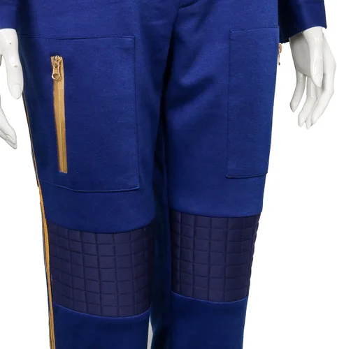 Vista 7 de Partyever Discovery Commander Uniform Flota Estelar USS Capitán Lorca Cosplay Disfraz