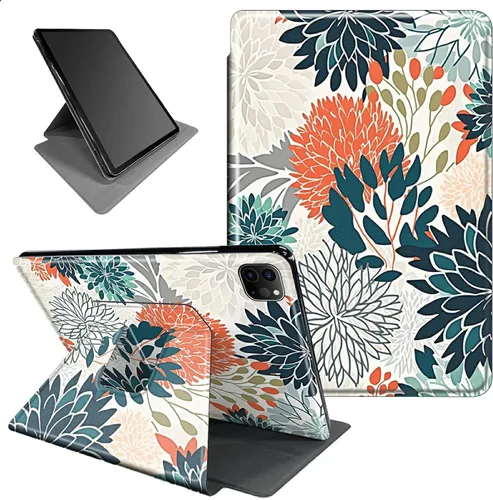 Vista 9 de Funda para iPad mini 6 para iPad mini 6ª generación 8.3 pulgadas 2021 360 grados giratorio soporte ligero cubierta inteligente protectora