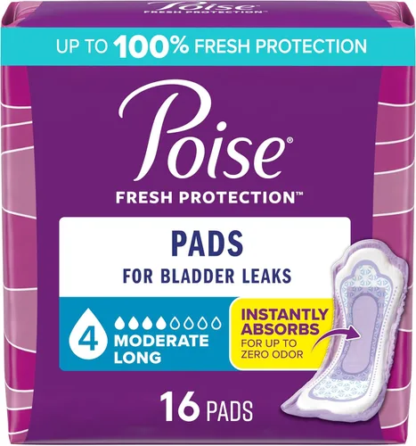 Vista 10 de Poise- Almohadillas de incontinencia, absorción moderada., 10036000469681, Largo regular, 1