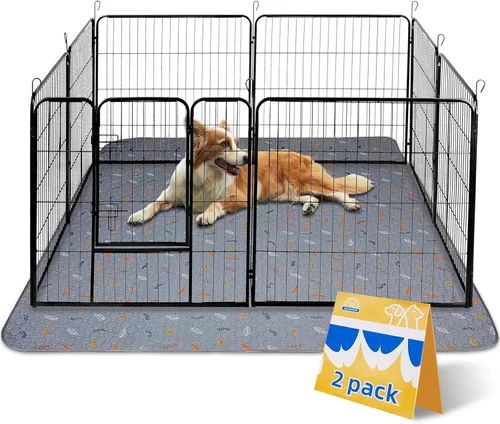 Vista 26 de Sunheir - Almohadillas lavables reutilizables orina de cobayas, forros impermeables absorbentes para jaulas cobayas conejos conejillos de indias