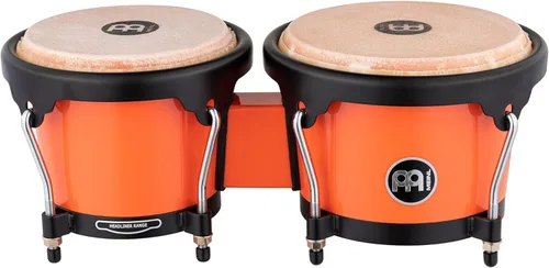 Vista 26 de Meinl Percussion HB100SNT-M bongós de madera natural de 6 3/4 y 8 pulgadas, Negro