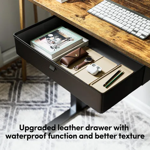 Vista 22 de BANTI Escritorio de pie de 55 x 24 pulgadas, mesa eléctrica de oficina en casa ajustable en altura ajustable, escritorio de pie con tablero