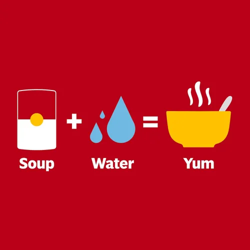 Vista 19 de Campbell's Sopa condensada para niños, sopa de fideos dobles, lata de 10.5 onzas (paquete de 4) (caja de 6)