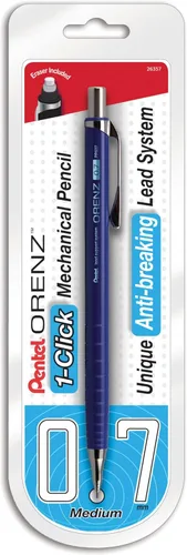 Vista 8 de Pentel Orenz - Portaminas (0.008 in), barril blanco, paquete de 1 (PP502BP)