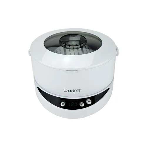 Vista 3 de iSonic CDS200B Limpiador ultrasónico digital con un tanque desmontable para joyas, gafas, relojes, CD, 1.6Pt/0.75 L, 110V
