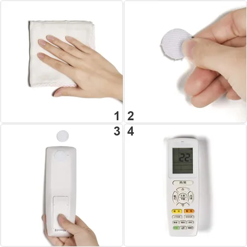 Vista 5 de Puntos autoadhesivos, 1000 unidades (500 pares de juegos) 0.78 pulgadas / 0.787 in de diámetro, cinta autoadhesiva de puntos de nailon con pegamento