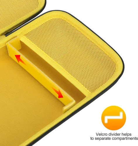 Vista 2 de BOVKE Estuche de transporte rígido compatible con teclado inalámbrico mecánico Logitech POP Keys y combo de mouse inalámbrico POP, bolsa de malla