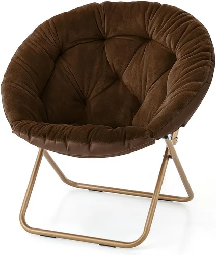 Vista 15 de Magshion Silla de Platillo para Adultos, Cómoda Silla de Descanso para Sala de Estar para Rincón del Dormitorio, Dormitorio Universitario