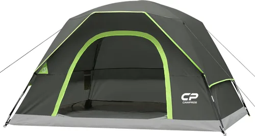 Vista 22 de CAMPROS CP Tents for Camping 2/4/6 Person Tent Waterproof Windproof Double Layer Camping Tent, Easy Setup Dome Tent with Large Mesh Windows & Wider