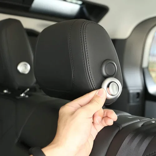 Vista 10 de Cubierta de plástico ABS para decoración de botón de interruptor de asiento de automóvil para Land Rover Defender 110 2020 para Defender 90