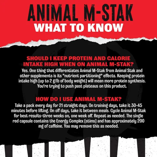 Vista 3 de Universal Nutrition Animal M Stak - 21 paquetes