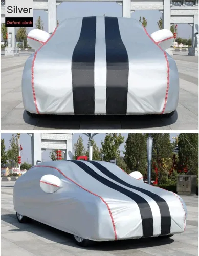 Vista 2 de Funda impermeable para automóvil Citroen DS3 convertible, impermeable, transpirable, grande, a prueba de polvo, anti-rayos UV, antiarañazos, D2