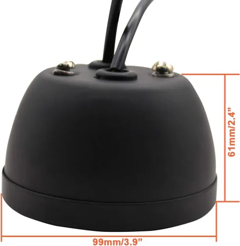 Vista 6 de FATECIM 2 luces traseras LED vintage Duolamp de 12 V, indicador de parada trasera con señales de giro y lámpara de matrícula, lente ahumada