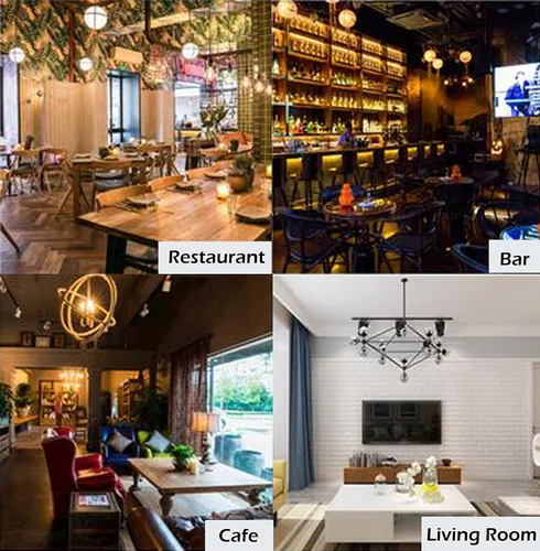 Vista 6 de ST64 - Bombilla de filamento Edison vintage, bombilla de filamento LED en espiral flexible antiguo blanco cálido, base E26, acabado de vidrio gris