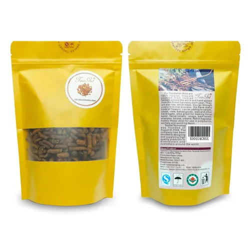 Vista 2 de TooGet Raíz de Diente de León Orgánica - Cortada y Tamizada, Té Natural de Raíz de Diente de León en Polvo al Mayoreo - 1 Libra