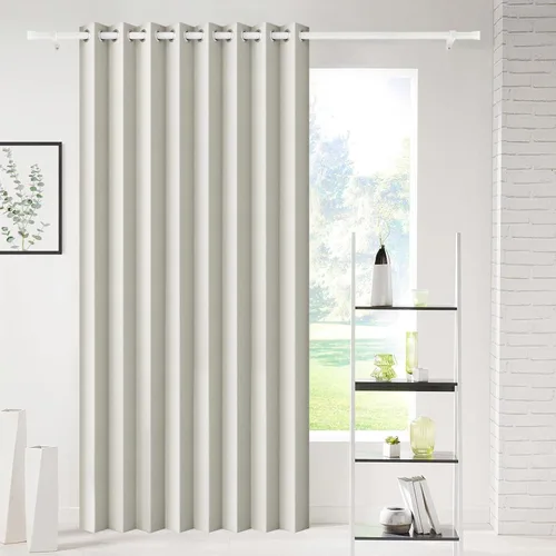 Vista 26 de Cortinas Verticales de Privacidad, Cortina Vertical de Pliegues Fruncidos con Memoria Entrenada Adecuada para Cobertura Abierta de 78 Pulgadas