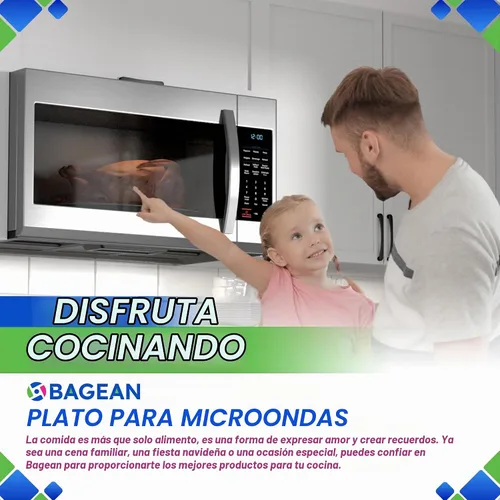 Vista 6 de Reemplazo de placa de microondas de 12 3/4 pulgadas para placa de vidrio para microondas LG y Kenmore 1B71961F - Reemplaza exactamente la placa