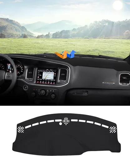 Vista 51 de Autorder Tapete de cubierta de tablero para Dodge Ram 1500 2500 3500 2019-2023 2024 2025 2026 Accesorios Cubierta de salpicadero de franela