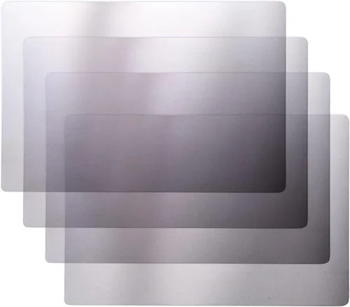 Vista 20 de Paquete de 2 almohadillas de corte circulares acrílicas para máquina de troquelar; placas de corte redondas de plástico de policarbonato