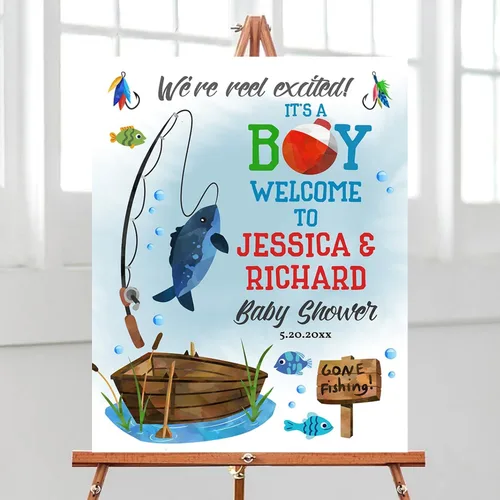 Vista 23 de Letrero de bienvenida para baby shower de aventura espera, cartel de viaje para baby shower