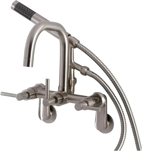 Vista 11 de Kingston Brass AE8457DL Concord Clawfoot - Grifo de bañera (11,69 x 9,25 x 10), latón cepillado