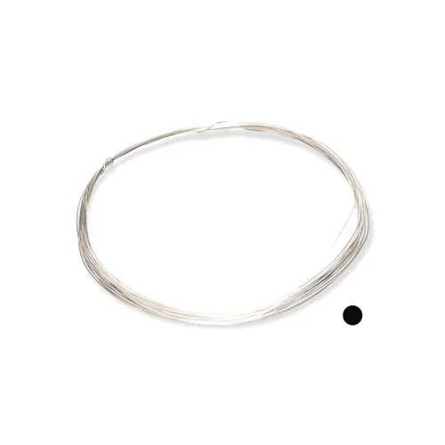 Vista 10 de CRAFT WIRE Calibre 6, alambre de plata de ley 925 (redondo) extremadamente suave hecho en EE. UU. - 1 pie