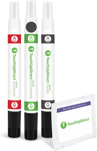 Vista 26 de TouchUpDirect 477 Electric Silver Metallic - Pintura de retoque en aerosol compatible con Volvo, Exact Match - Kit esencial