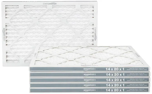 Vista 15 de Amazon Basics Paquete de 6 filtros de aire de 20 x 20 x 1 para horno de CA MERV 11 (tamaño real: 19.75 x 19.75 x .75 pulgadas)