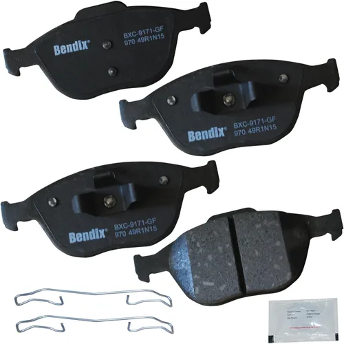 Vista 281 de Bendix Pastillas de freno delanteras de cerámica Priority1 CFC465AK2 para Acura EL 2005-1997, Honda Civic 2011-1996, Insight 2014-2010