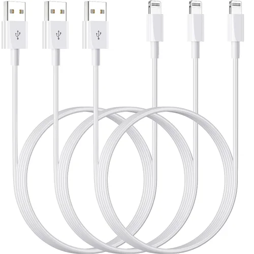 Vista 15 de Cable USB A a Lightning de Apple, con certificación MFi de Apple, cable de carga rápida para iPhone 14 13 12 11 Pro Max SE X XS XR XS Max 8 7 6 Puls