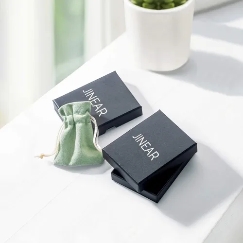 Vista 7 de JINEAR 18k Gold Plated Croissant Braided Twisted Signet Chunky Dome Ring Stacking Star Band for Women and Men Statement Wedding Ring Minimalist