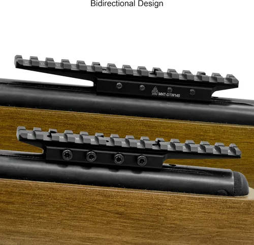 Vista 7 de Leapers MNT-DTW145 Inc., adaptador de cola de milano a riel Picatinny, color negro