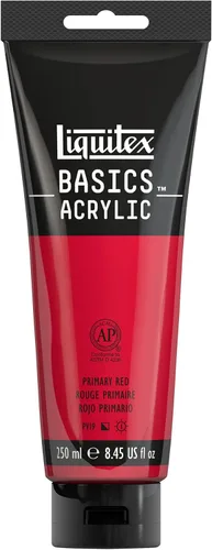 Vista 89 de Liquitex - Pintura acrílica BASICS, tubo de 4 oz, color rojo primario