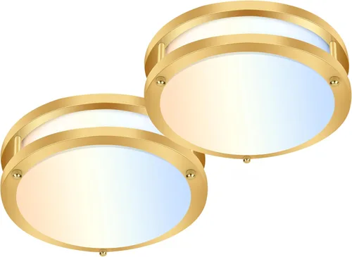 Vista 10 de hykolity Lámpara de techo LED de montaje empotrado de 10 pulgadas, 17 W, 1100 lm, 2700 K/3000 K/3500 K/4000 K/5000 K, luces de techo ajustables