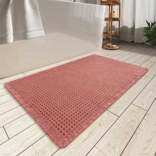 Vista 20 de Alfombra de baño mejorada con diseño de gofres, absorbente y antideslizante Negro